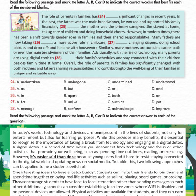 Bồi Dưỡng Tiếng Anh Lớp 12