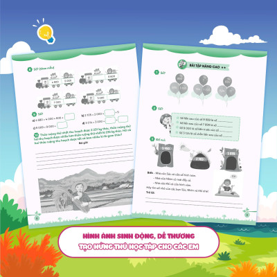 Sách - Bổ Trợ Toán - Bài Tập Cơ Bản Và Nâng Cao Lớp 3 - Tập 2