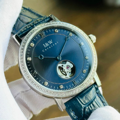 Đồng Hồ Nam I&W Carnival 636G Chính Hãng Full Box Chống Nước Kính Chống Xước Dây Da Cao Cấp BH 60T (Máy Cơ Tự Động)