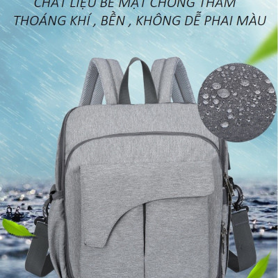 Balo đa năng tiện dụng cho mẹ và bé