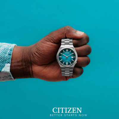 Đồng Hồ Nam Citizen Tsuyosa Dây Thép Không Gỉ Máy Cơ-Automatic NJ0151-88X - Mặt Xanh (Sapphire)