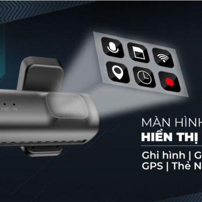 Camera hành trình VIETMAP TS-2K Lite - Ghi hình phía trước và sau - Hàng chính hãng