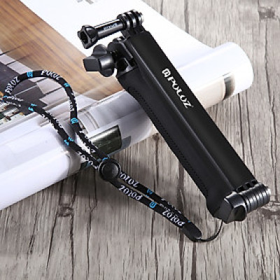 Chân đế Selfie/Stick Monopod cao cấp gấp gọn dành cho máy ảnh thể thao, camera hành trình Puluz PU202, hàng chính hãng