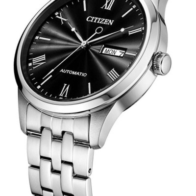 Đồng Hồ Nam Citizen Dây Thép Không Gỉ NH7501-85H - Mặt Đen (Sapphire)