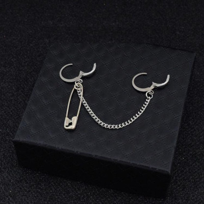 Bông tai nam nữ xỏ lỗ kẹp vành cực chất