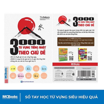Sách -3000 Từ Vựng Tiếng  Nhật Theo Chủ Đề - MCBooks