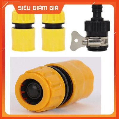 Bộ dây vòi xịt nước rửa xe, tưới cây . tăng áp 3 lần, loại 7m, 10m 206701-3 đầu đồng,cút+tặng túi đựng bút