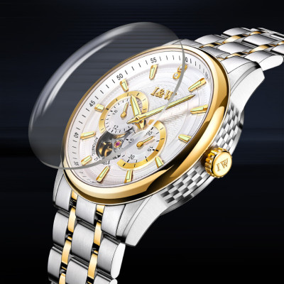 Đồng Hồ Nam I&W Carnival 627G Chính Hãng Full Box Chống Nước Kính Chống Xước Dây Thép Cao Cấp BH 60T (Máy Cơ Tự Động)