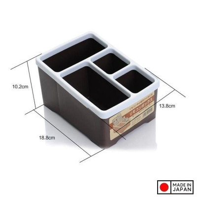 Khay đựng điều khiển chữ nhật Sanada, làm từ nhựa PP cao cấp, bền đẹp, có khả năng chịu nhiệt cao, dễ dàng vệ sinh sau khi sử dụng - nội địa Nhật Bản