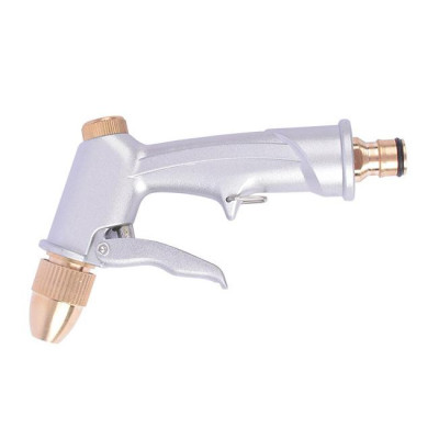 Vòi nước vòi phun nước rửa xe tưới cây tăng áp thông minh + bộ dây bơm nước cao cấp TLG  loạI 20m  (vòi bạc-dây trắng) 701498-1