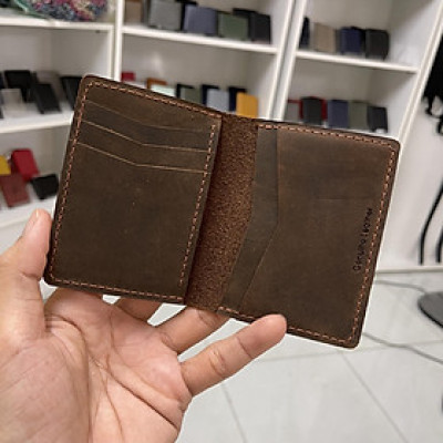 Ví Mini Card PANDAGO Special làm thủ công da thật cao cấp cute dễ thương nhỏ gọn bỏ túi