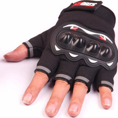 Găng tay/bao tay hở ngón đi phượt, tập Gym có gù bảo hộ