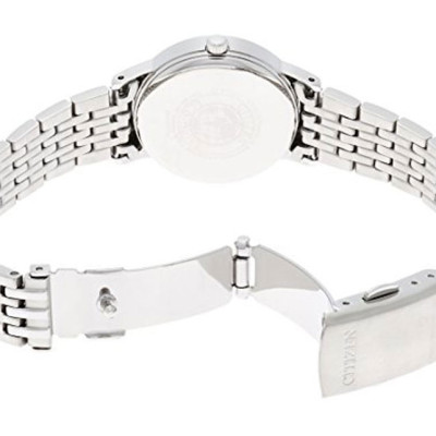 Đồng Hồ Nữ Citizen Dây Thép Không Gỉ EW3250-53E - Mặt Đen (Sapphire)