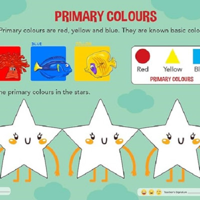 Art and Craft Activity Book B for 3-4 Year old kids with free craft material