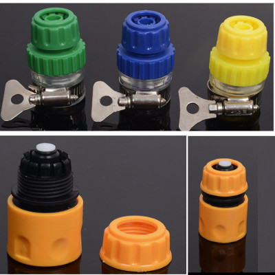 Bộ dây và vòi xịt rửa xe tưới cây tăng áp thông minh 810-2576 (dây xanh-cút nối đen)