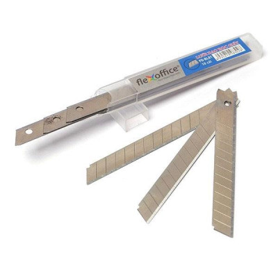 Hộp Lưỡi Dao Rọc Giấy Flexoffice FO-BL02 18 mm (10 Cái)