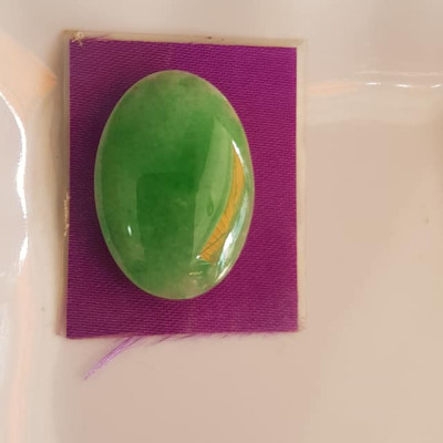 Mặt Lắc Tay Oval Xanh ngọc lớn vừa Dài 34mm x ngang 24mm x dầy 3mm Chất liệu đá ngọc cẩm thạch xanh ngọc bóng tự nhiên đẹp Nữ lên lắc tay vàng đeo đẹp sang lắm món quà tặng Mẹ, tặng vợ người thân yêu ý nghĩa ạ