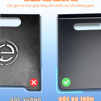 Kệ treo kim loại Dola Home để máy chiếu, camera, bộ phát WiFi, loa, bàn phím không cần khoan đục có lỗ đi dây điện.