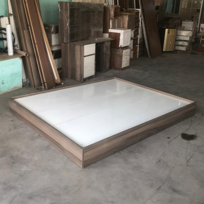 Giường ngủ gỗ đơn giản giá rẻ Juno Sofa 