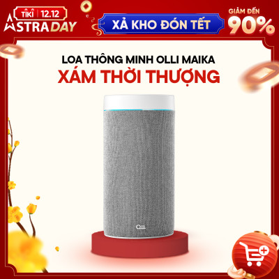 Loa thông minh OLLI MAIKA - Xám Thời Thượng - Hàng Chính Hãng