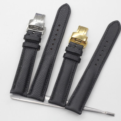 DÂY ĐỒNG HỒ DA KHÓA GẬP CAO CẤP SANG TRỌNG HỢP THỜI TRANG, DÂY DA EPSOM THẬT ĐƯỢC HOÀN THIỆN THỦ CÔNG HÀNG CHÍNH HÃNG SONGHAN LEATHER, PHÙ HỢP VỚI CÁC DÒNG ĐỒNG HỒ CÓ SIZE  24mm 22mm 21mm 20mm 19mm 18mm 16mm BH 6 THÁNG WSEP-02