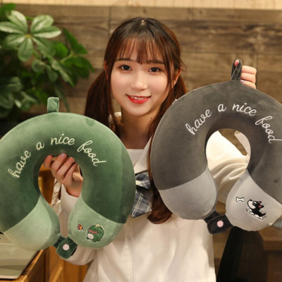 Gối Kê Cổ Công Thái Học Chất Liệu Cao Su Non Cao Cấp, Gối Tựa Cổ Chữ U Văn Phòng Làm Việc Du Lịch 