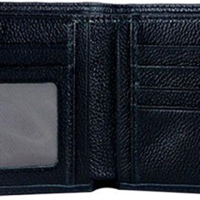 Ví Nam Da Bò Cao Cấp Huy Hoàng HT2114 (12.5 x 10 cm) - Đen