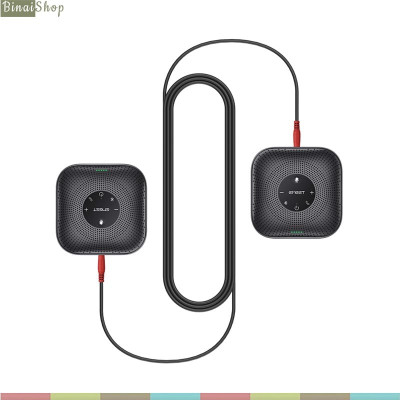 Emeet M0 Plus - Loa Kèm Micro Họp Trực Tuyến, VoiceIA 4.2, Bluetooth 5.0, Âm Thanh Full Duplex Cho Nhóm 8 Người - Hàng chính hãng