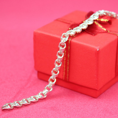 Lắc tay lắc chân trẻ em bằng bạc ta lte031