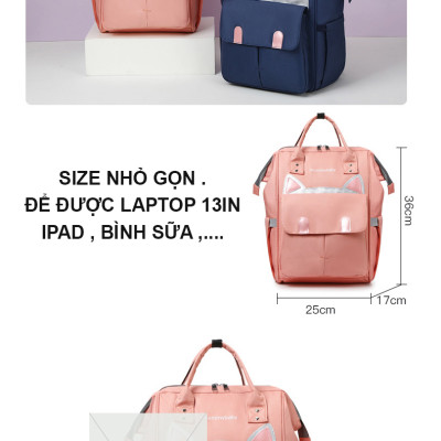 Balo thời trang nữ dùng cho đi học, đi làm, đi chơi – BEE GEE BLTT9050
