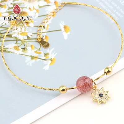 Lắc tay bạc mạ vàng - Ngọc Quý Gemstones