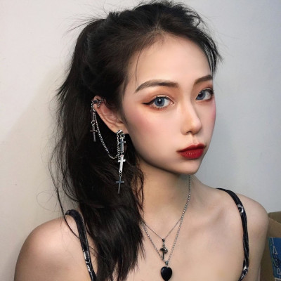 Bông tai unisex siêu ngầu phong thái đỉnh cao unisex 1 chiếc