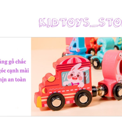 Đoàn Tàu Số Đếm Nam Châm Từ Tính Cho Bé ĐỒ CHƠI GIÁO DỤC