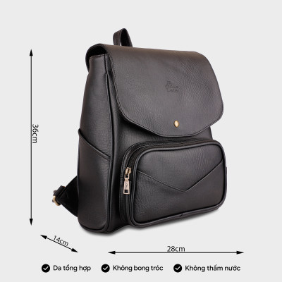 Balo Lata ( Thời trang nữ tiện lợi cỡ lớn - Balo da BAL37 )