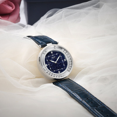 Đồng Hồ Nữ I&W Carnival 630L1 Chính Hãng BH 24T Chịu Nước 30m Kính Chống Xước Dây Da Cao Cấp ( Máy Quartz)