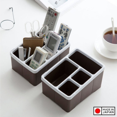 Khay đựng điều khiển chữ nhật Sanada, làm từ nhựa PP cao cấp, bền đẹp, có khả năng chịu nhiệt cao, dễ dàng vệ sinh sau khi sử dụng - nội địa Nhật Bản