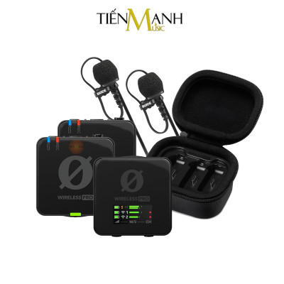 Micro Rode Wireless Pro 2 Phát 1 Thu - Mic Không Dây Thu Âm Livestream, Phỏng vấn Ngoài Trời Microphonen Hàng Chính Hãng