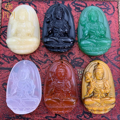 Mặt phật bản mệnh size lớn - tặng kèm dây dù đeo 