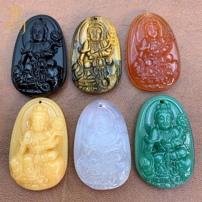 Mặt phật bản mệnh size lớn - tặng kèm dây dù đeo 