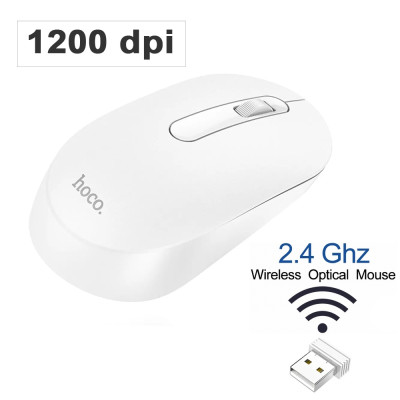 Chuột Không Dây Ho,co GM14 , kết nối USB 2.4G, DPI 1200, thiết kế sang trọng, tiện lợi khi sử dụng - Hàng chính hãng