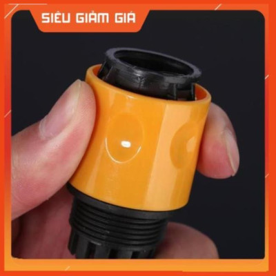 Bộ dây vòi xịt nước rửa xe, tưới cây đa năng, tăng áp 3 lần, loại 3m, 5m 206701-1Qđầu đồng, cút, nối PE, d.vàng