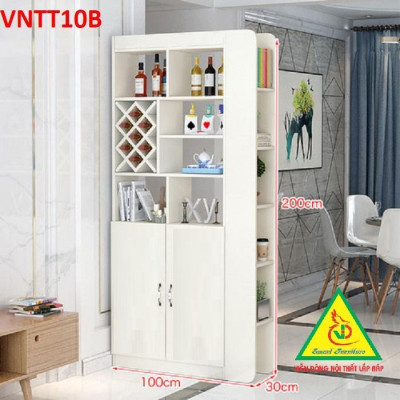 TỦ KỆ TRANG TRÍ KIÊM VÁCH NGĂN VNTT10B - Nội thất lắp ráp Viendong Adv