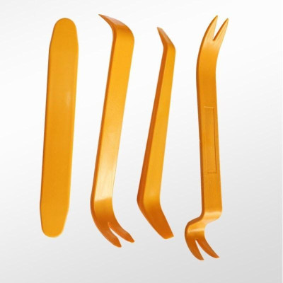 BỘ 4 DỤNG CỤ THÁO GỠ NỘI THẤT Ô TÔ BẰNG NHỰA tặng 1 THANH GHI SỐ THOẠI TRÊN XE Ô TÔ