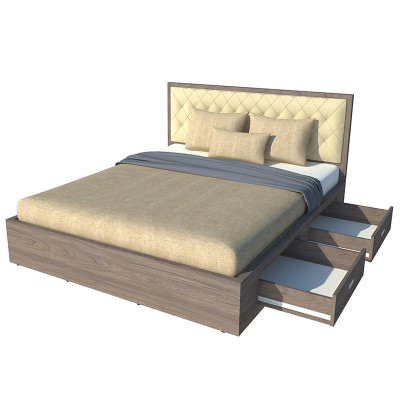 Giường ngủ 2 hộc kéo Tundo 160cm x 200cm