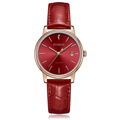 Đồng hồ nữ dây da Starke SK127PL trẻ trung, năng động