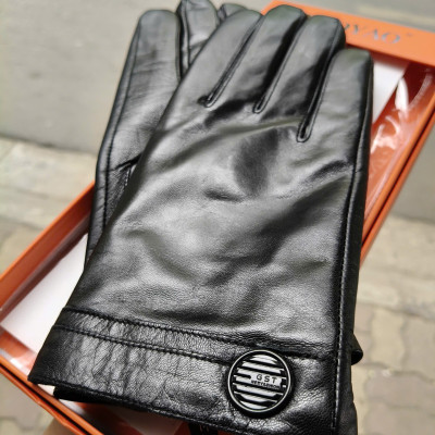 Găng tay nam da dê cao cấp - BHY8101 Bao tay nam lái xe, Găng tay mùa đông. Lót lông mềm mại, dễ chịu khi đeo.