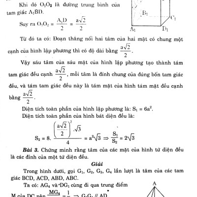 Giải Bài Tập Hình Học Lớp 12 (Cơ Bản)