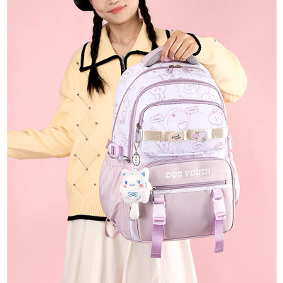 Balo thời trang phong cách Hàn Quốc dày dặn chống thấm nước dùng cho đi học, đi chơi - BEE GEE – BLTT9056K