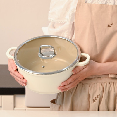 Nồi chống dính phủ gốm Hàn Quốc dung tích 2.2L size 20cm