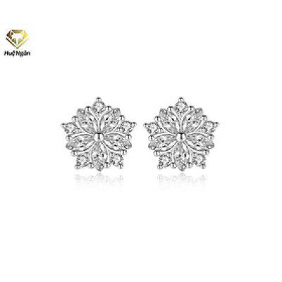 Bông tai bạc Ý 925 Huệ Ngân - Hoa Đẹp RYE141090